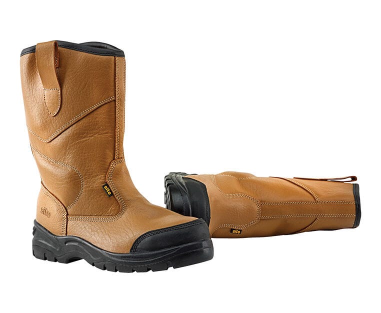 Botte de sécurité en cuir