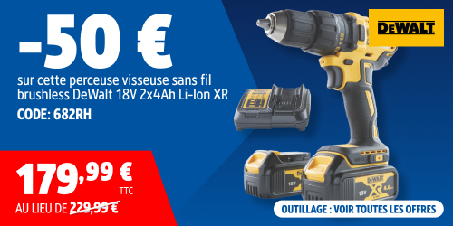 OUTILLAGE ÉLECTROPORTATIF : VOIR LES OFFRES >>>