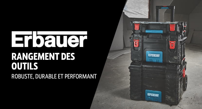 Erbauer, Rangement des outils. 