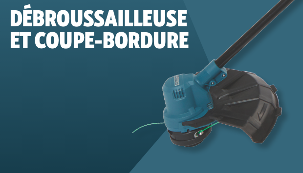 DÉBROUSSAILLEUSE ET COUPE-BORDURE