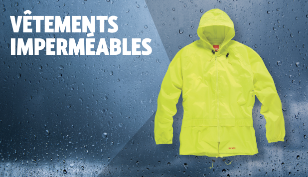VÊTEMENTS IMPERMÉABLES.