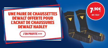 1 CHAUSSURE DEWALT HADLEY + 1 CHAUSSETTE OFFERTE