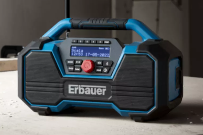 RADIO DE CHANTIER ERBAUER 18V.