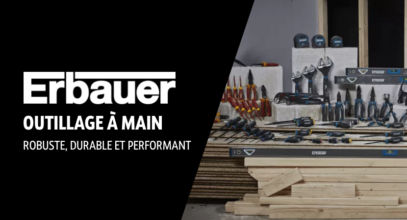 Erbauer, outillage à main.