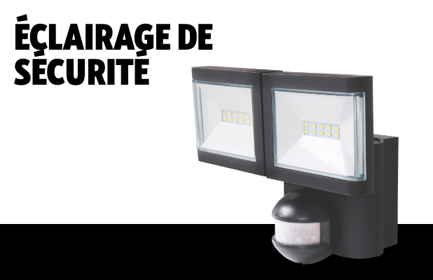 ÉCLAIRAGE DE SÉCURITÉ.